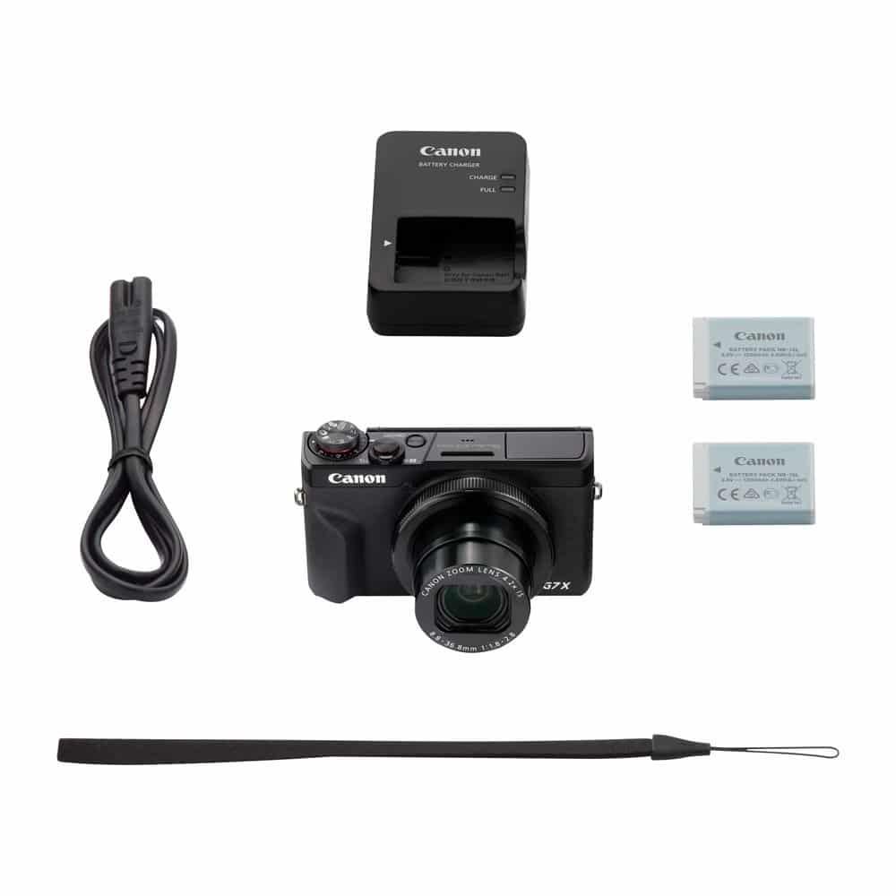 Canon PowerShot G7 X Mark III Compact Camera, Black and