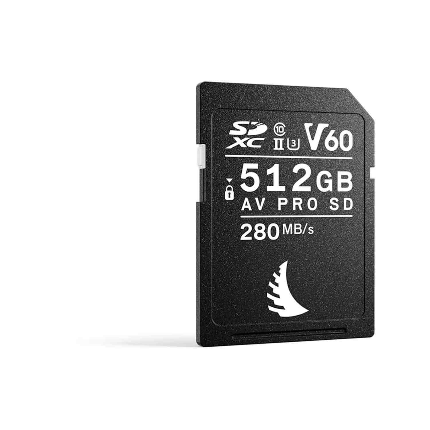 Angelbird AV PRO SD MK2 512GB V60 SD Card - bps-tv.co.uk